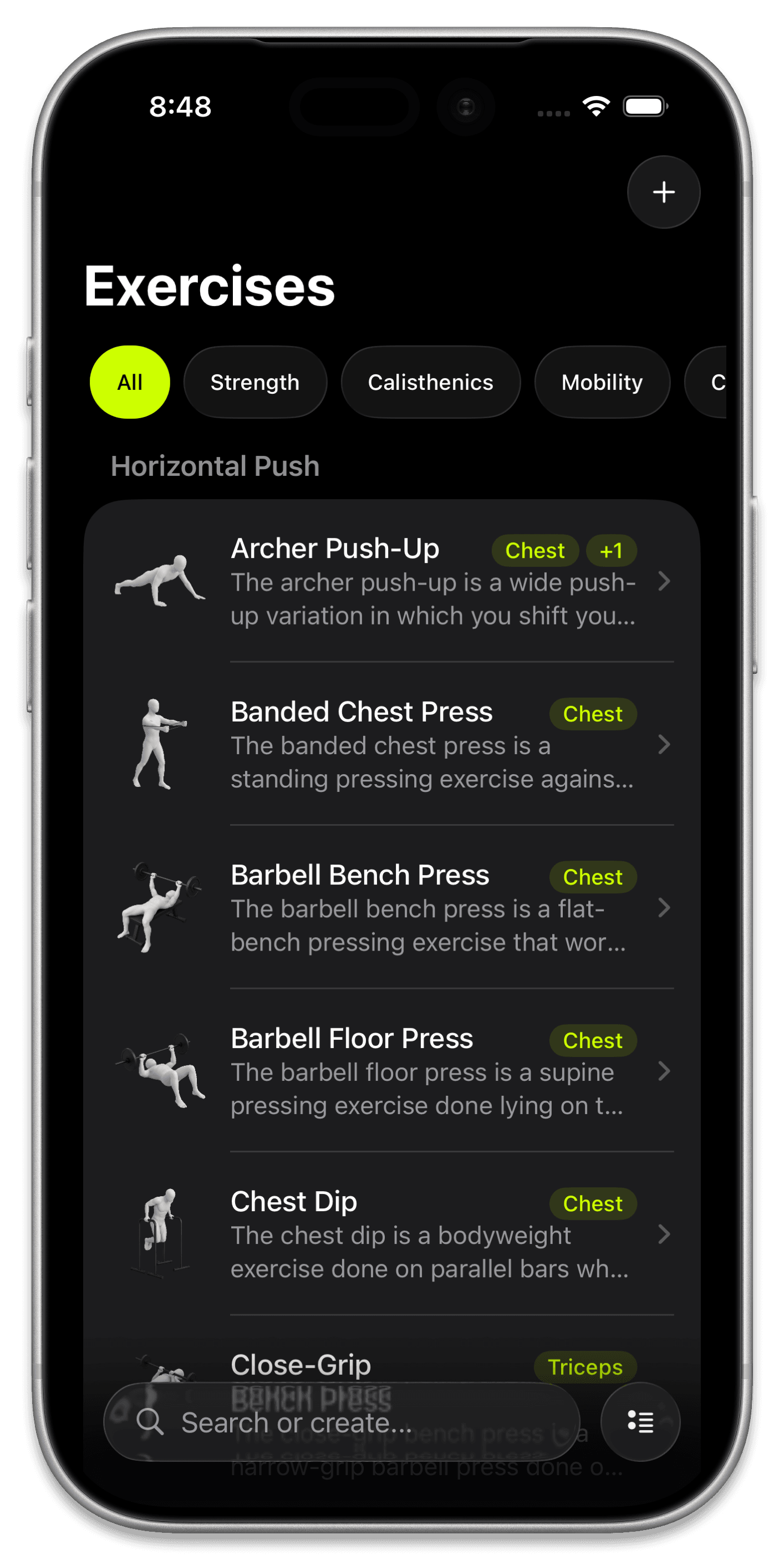 Exercise Catalogue
